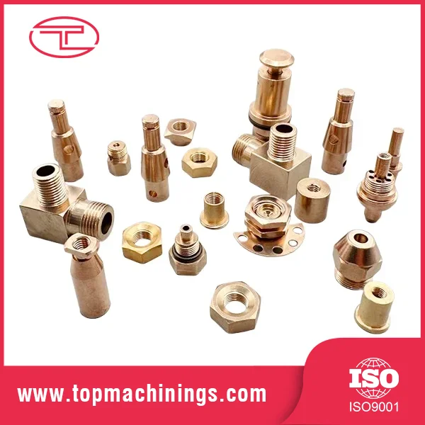 ကြေးဝါ CNC Machined အစိတ်အပိုင်းများ