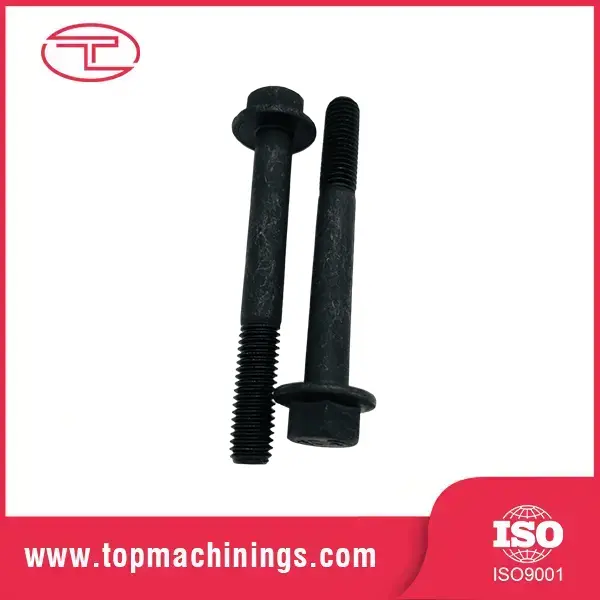စွမ်းအားမြင့် Black Oxide Flange Bolts စွမ်းအားမြင့် Black Oxide Flange Bolts